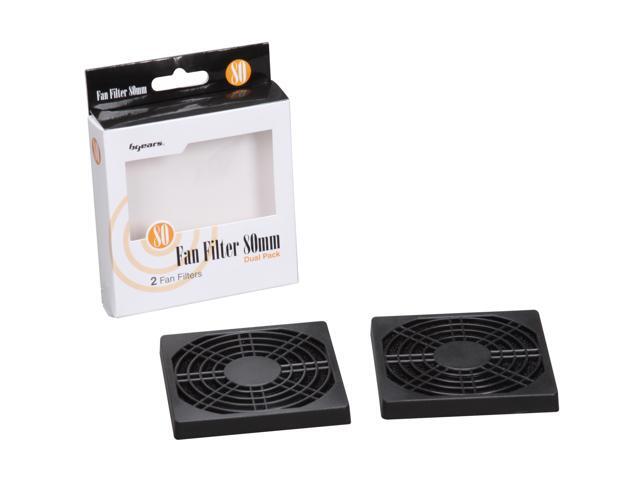 Bgears Fan Filter 80mm Fan filter with easy removable cover and washable foam filter (2 pieces Pack)