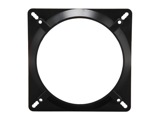 Fan Adapter 140mm-Black, 140 to 120mm fan adapter Black color
