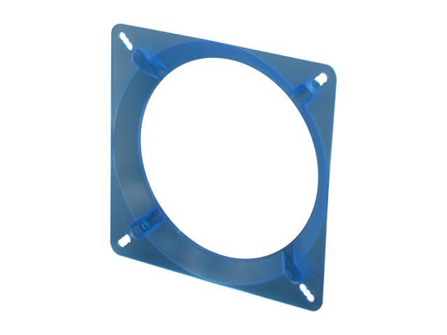 Fan Adapter 140mm-Blue, 140 to 120mm fan adapter UV Blue
