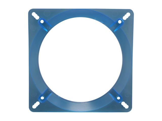 Fan Adapter 140mm-Blue, 140 to 120mm fan adapter UV Blue