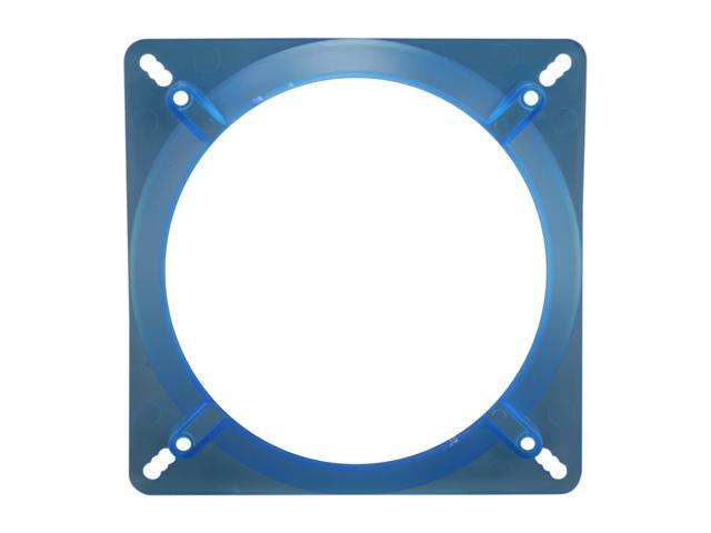 Fan Adapter 140mm-Blue, 140 to 120mm fan adapter UV Blue