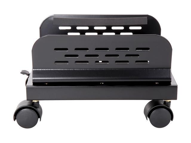 SYBA SY-ACC65093 Slim PC or UPS Metal Floor Stand with Adjustable Width and Caster Wheels