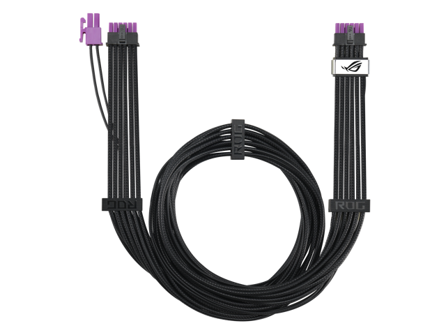 ASUS ROG Equalizer 12V-2x6 PCIe Cable (ATX 3.1 & PCIe 5.1, Load Balance PSU-to-ROG Equalizer Power, Reduction of Current Variation, Enhanced...