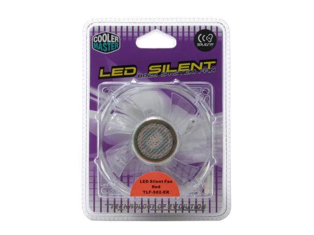 COOLER MASTER TLF-S82-ER Red LED Case Cooling Fan