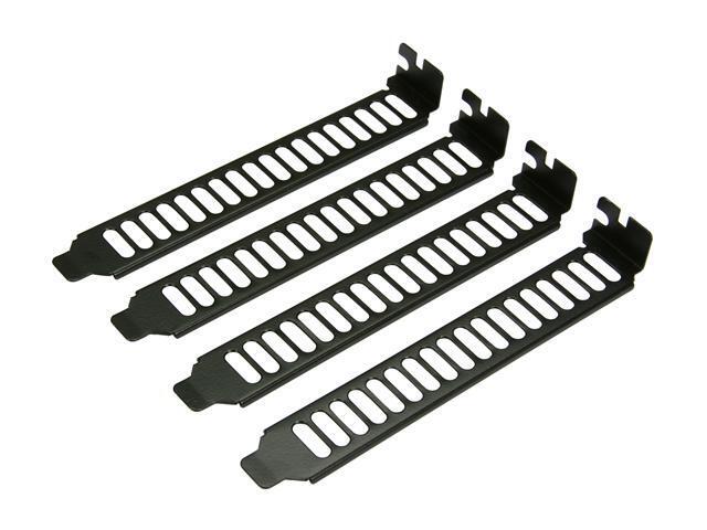 Silverstone AEROSLOTS-BP Maximum Vented PCI Slot Covers - Black Painted Finishing