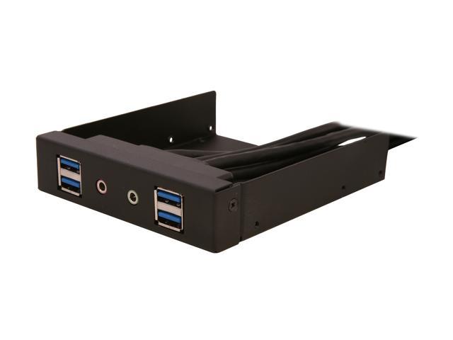 Front 4 x USB3.0 Port and HD Audio Ports (Black)