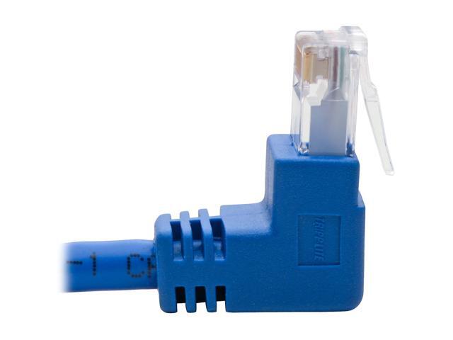 Tripp Lite Up-Angle Cat6 UTP Patch Cable (RJ45), 1-ft. (N204-001-BL-UP)