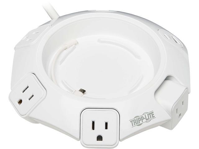 TRIPP LITE Safe-IT Conference Surge Protector 4 Rotating Outlet USB C USB-A