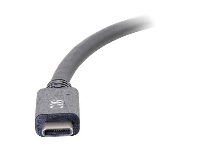 C2G 28832 USB 3.0 USB-C to USB-A Cable M/M, Black (USB IF Certified) (6 Feet, 1.82 Meters)