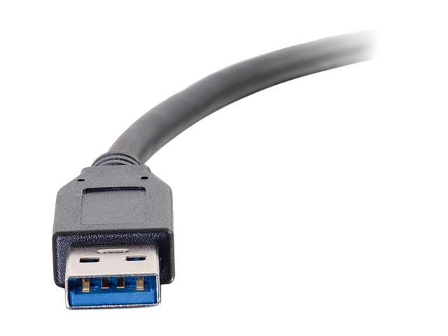 C2G 28832 USB 3.0 USB-C to USB-A Cable M/M, Black (USB IF Certified) (6 Feet, 1.82 Meters)