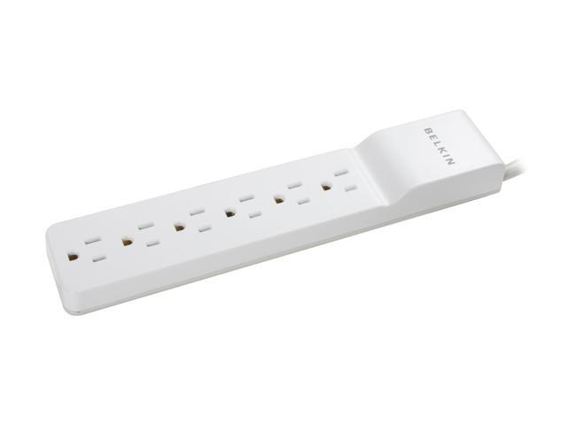 BELKIN BE106000-08R 8 Feet 6 Outlets 720 Joules Home / Office Surge Protector