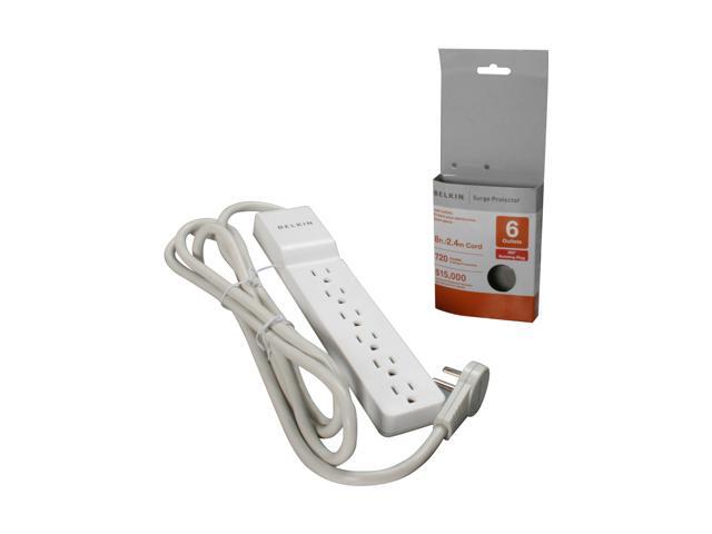 Belkin 6-Outlet Surge Protector Rotating Plug, 8 ft. Cord - image 6