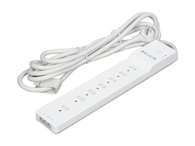 BELKIN 7 Outlets Home/Office Surge Protector Extended Cord,12.0 Feet, 2160 Joules - BE107200-12 photo