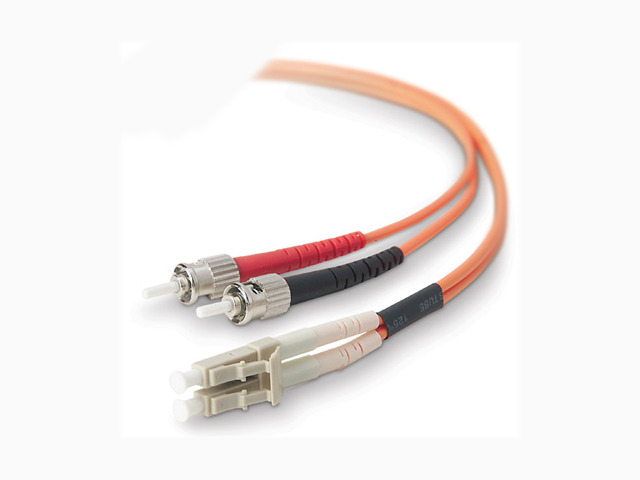 Belkin F2F202L0-03M 3 meters (9.84 feet) LC / ST Multimode 62.5/125 Âµm Duplex Fibre Patch Cable