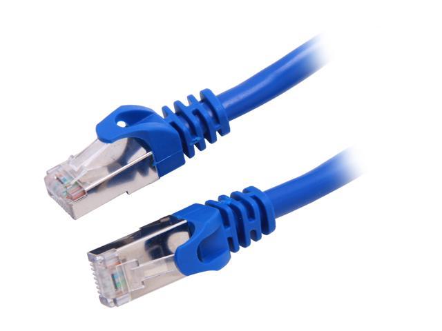 Rosewill RCNC-12010 - 3-Foot Blue Cat 6A Screened, Shielded Enhanced 550MHz Network Ethernet Cable - Twisted Pair (SSTP)