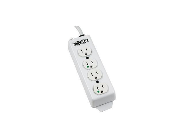 Tripp Lite Medical-Grade Power Strip with 4 Hospital-Grade Outlets, 15 ft. Cord, NOT for Patient-Care Vicinity - UL 1363 (PS-415-HG)
