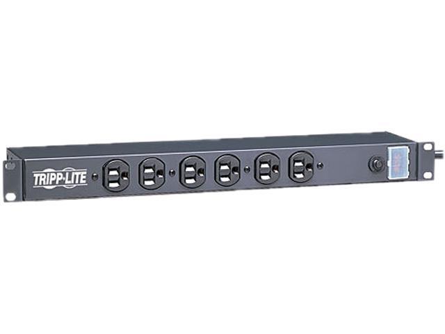 Tripp Lite 1U Rack-Mount Power Strip, 12-Outlets, 15 Ft. Cord (RS-1215)