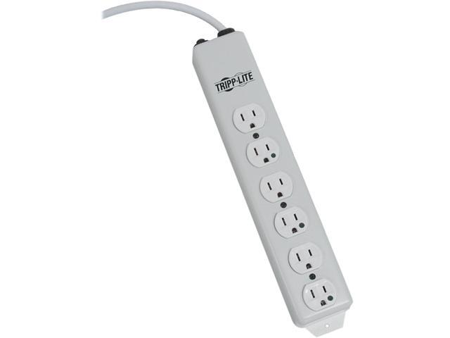 Tripp Lite Medical-Grade Power Strip with 6 Hospital-Grade Outlets, 1.5 ft. Cord, NOT for Patient-Care Vicinity - UL 1363 (PS-602-HG)