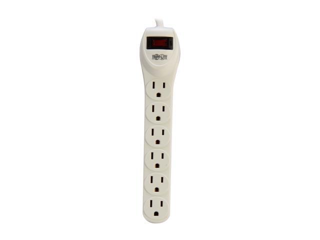 TRIPP LITE TLP602 2 Feet 6 Outlets 180 Joules Protect It! Surge Suppressor