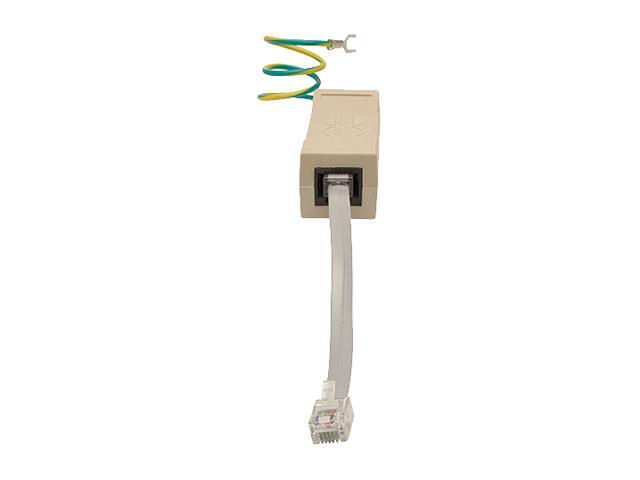 TRIPP LITE DTEL2 2-Line RJ11/RJ45 Network Surge Suppressor for Network/Phone Lines