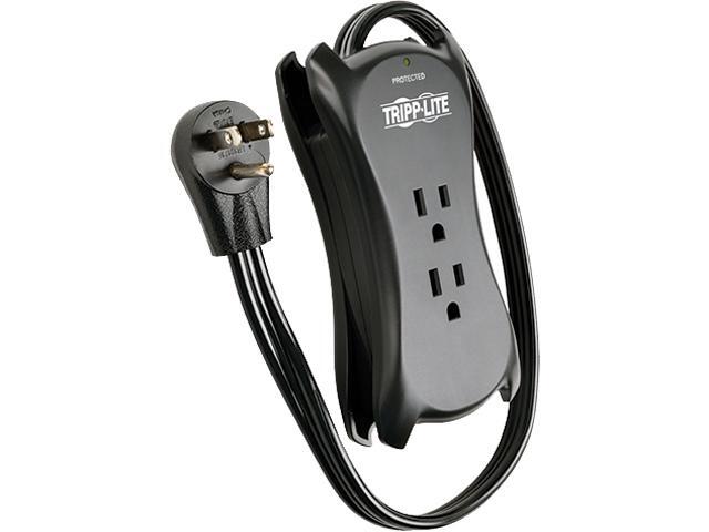 TRIPP LITE TRAVELER3USB 1.5 Feet 3 + USB + 18.0' Cord Outlets 1050 Joules Surge Suppressor