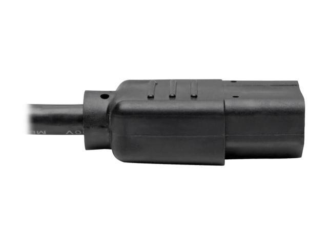 Tripp Lite Universal Power Extension Cord Y Splitter Cable (NEMA 5-15P to 2x IEC-320-C13), 6-ft. (P006-006-2)