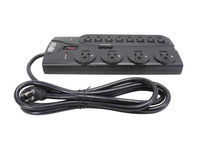 TRIPP LITE TLP1208TEL 8 Feet 12 + TEL Outlets 2160 Joules Surge Protector