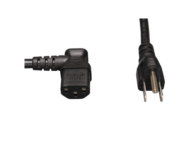 Tripp Lite P006-006-13LA 6 ft. 18AWG Power cord (NEMA 5-15P to IEC-320-C13 Left Angle)