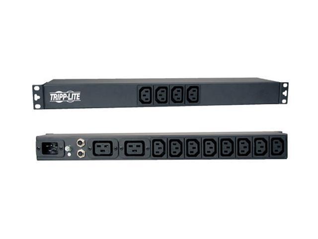 Tripp Lite Basic PDU, 16A, 14 Outlets (12 C13 & 2 C19), 100 - 240 V, C20 Input, 1U Rack-Mount Power (PDU12IEC)