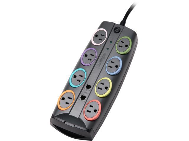 Kensington K62690NA 8 Feet 8 Outlets 2490 Joules Standard Adapter