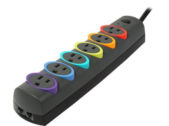 Kensington K62144NA 8 Feet 6 Outlets 1260 Joules Surge Protector