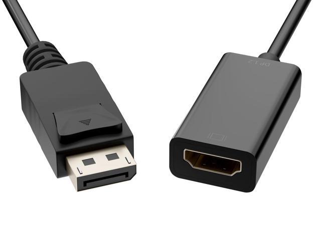 UNC Display Port Male to HDMI Female Adapter, Black - image 3