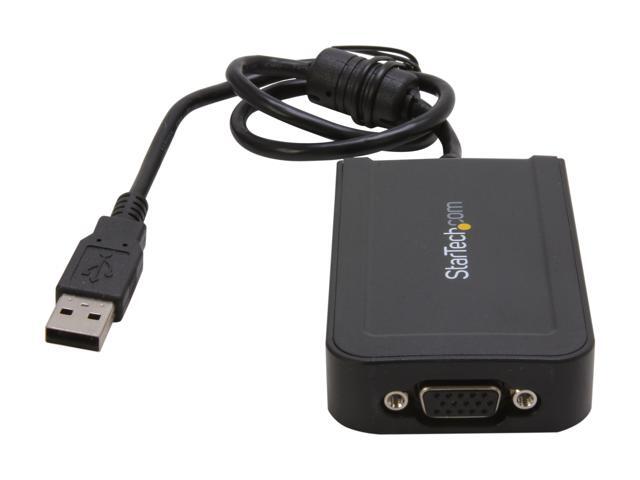 StarTech. com USB2VGAE3 USB to VGA External Video Card Multi Monitor Adapter - 1920x1200 - USB to VGA External Graphics Card