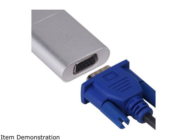 Silverstone RL-EP11S High-quality USB 3.1 Type-C to MiniDP HDMI 4Kx2K VGA video combination adapter(Thunderbolt 3 Compatible) - image 6