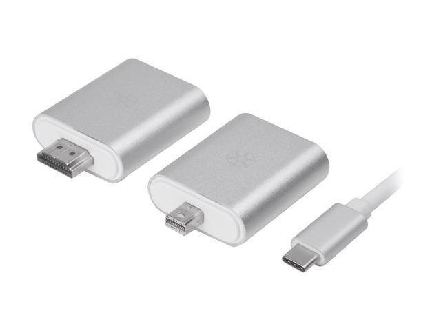 Silverstone RL-EP11S High-quality USB 3.1 Type-C to MiniDP HDMI 4Kx2K VGA video combination adapter(Thunderbolt 3 Compatible) - image 8