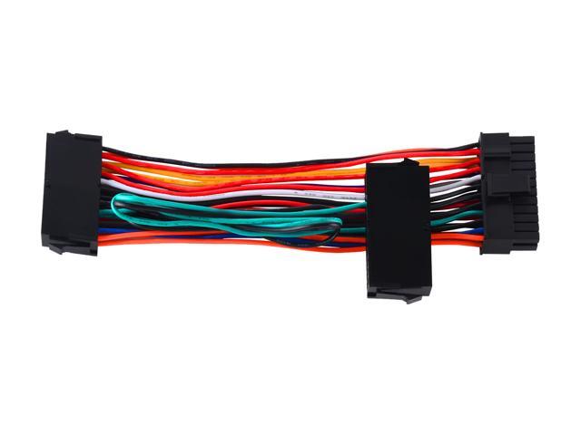 Silverstone RL-PP10 1.64 ft. / 5.9 in. Dual 24pin Female + Single 24pin Male Connectors Female to Male - image 6