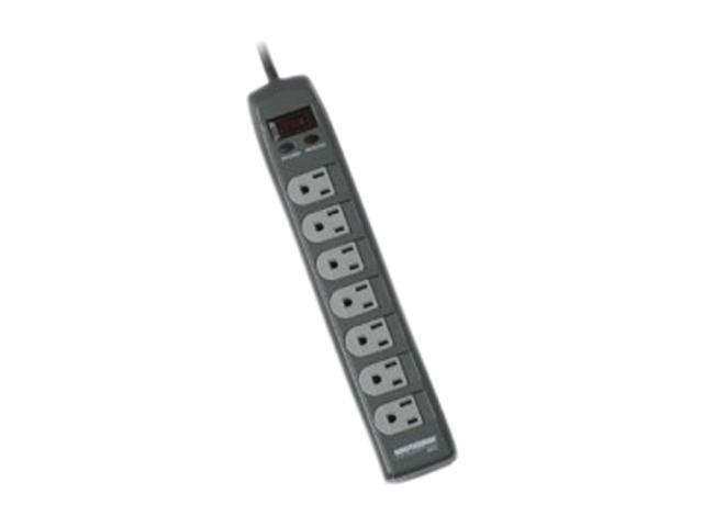 Minuteman MMS370 6 ft. 7 Outlets 1080 joule Surge Suppressor with Child Safety Covers