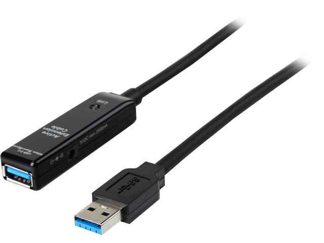 SIIG JU-CB0611-S1 USB 3.0 Active Repeater Cable w/ Power adapter