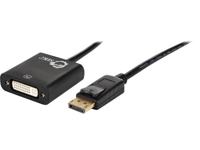 SIIG CB-DP0P11-S1 DisplayPort to DVI Adapter Converter