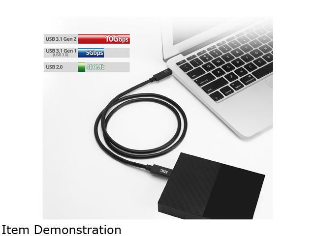 SIIG USB 3.1 Type-C Gen 2 Cable 100W - 1M (CB-TC0F11-S1)