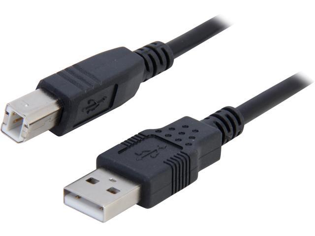 C2G 28103 USB Cable - USB 2.0 A Male to B Male Cable for Printers, Scanners, Brother, Canon, Dell, Epson, HP and more, Black (9.8 Feet, 3 Meters)