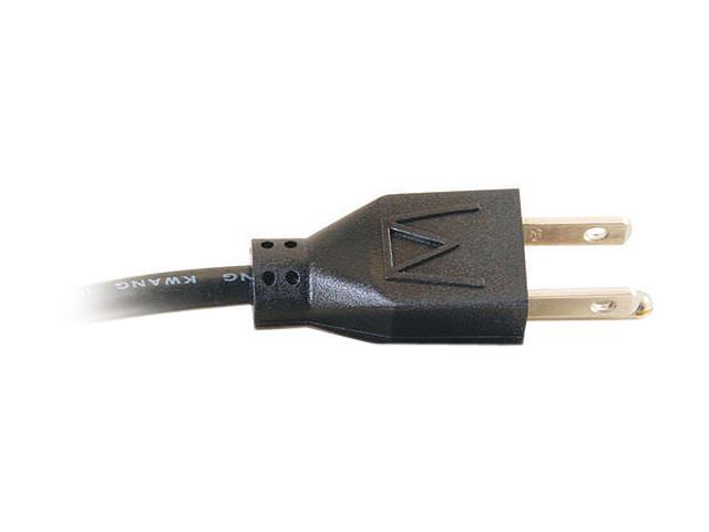 C2G 03116 18 AWG Outlet Saver Power Extension Cord - NEMA 5-15P to NEMA 5-15R, TAA Compliant, Black (10 Feet, 3.04 Meters)