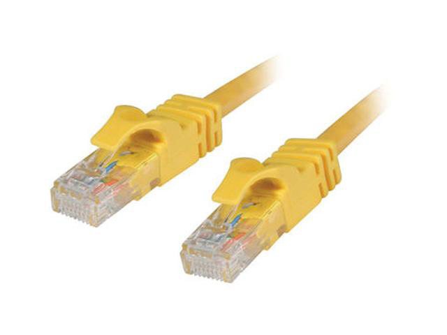 C2G 31366 Cat6 Cable - Snagless Unshielded Ethernet Network Patch Cable, Yellow 
