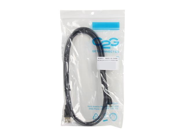 C2G 29651 USB Cable - Ultima USB 2.0 A to USB Mini-B Male Cable, Black (6.6 Feet, 2 Meters)