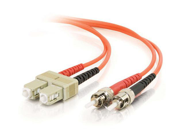 C2G 09134 16.4ft 5m SC/ST Duplex 62.5/125 Multimode Fiber Patch Cable
