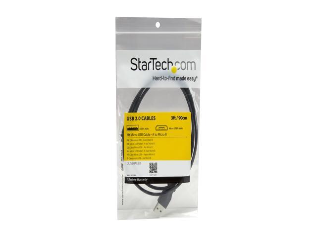 StarTech. com UUSBHAUB3 3ft Micro USB Cable - A to Micro B - 3ft USB to Micro b - 3ft USB to Micro Cable - 3ft Micro USB Cable