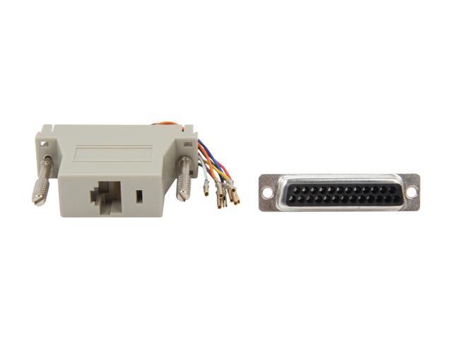 StarTech. com GC258FF DB25 to RJ45 Modular Adapter - F/F
