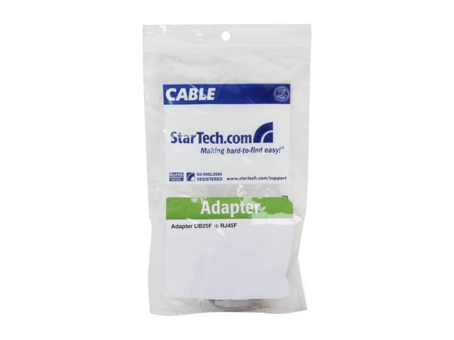StarTech. com GC258FF DB25 to RJ45 Modular Adapter - F/F