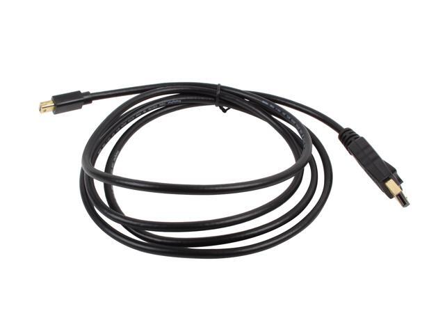 StarTech.com - 6' Mini DisplayPort to DisplayPort M/M Adapter Cable - Black - image 2