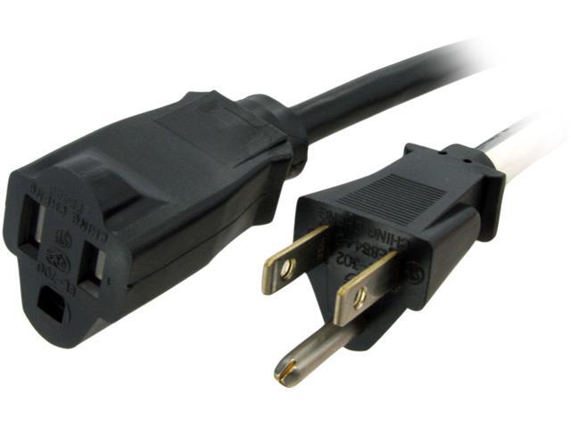 StarTech. com PAC10115 15 ft Power Extension Cord - NEMA 5-15R to NEMA 5-15P - 16 AWG Power Extension Cable Cord - 125 Volts at 13 Amps - SJT - 15ft